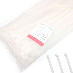 100 stuks - 76 mm breed - Duurzame nylon kabelbinders - 500 mm lang - Flexibele kabelhouders - Slijpknopen - Voor kabelmanagement