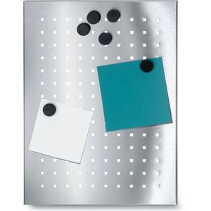 MURO magneetbord 40x30 cm met gaatjes (mat)