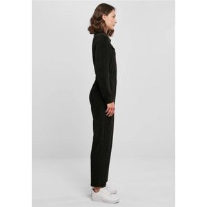 Urban Classics Damen Overall Ladies Velvet Rib Boiler Suit Black-XL