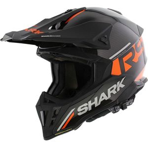 SHARK VARIAL RS CARBON FLAIR Motorhelm crosshelm Carbon Oranje Carbon - Maat XXS