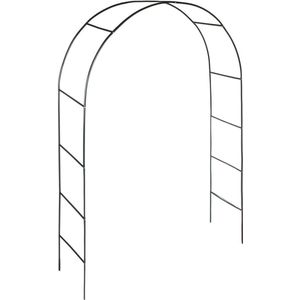 Rozenbogen - Pergola - Rozenboog metaal - Tuinboog - Metaal - Groen - 240 x 140 x 37 cm