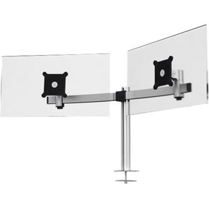 Monitorarm Durable met bladdoorvoer voor 2 schermen