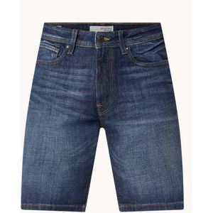 Selected Homme Alex straight leg korte broek van denim - Indigo - Maat XXL