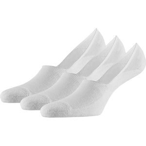 Apollo - Bamboe Footies - Badstof zool - Wit - Maat 35/38 - Naadloze sokken - Footies dames - Sneakersokken - Bamboe