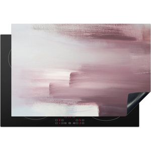KitchenYeah® Inductie beschermer 77x51 cm - Schilderij - Olieverf - Abstract - Kookplaataccessoires - Afdekplaat voor kookplaat - Inductiebeschermer - Inductiemat - Inductieplaat mat