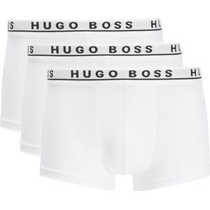 Hugo Boss 3-pack Boxershort / Trunk Cotton Stretch Wit