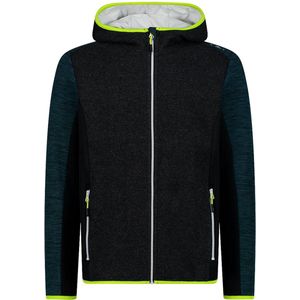 Cmp Fix Hood Full Zip 31m1857 Fleece Grijs M Man