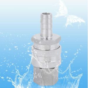 Roestvrijstalen snelscheidingsstang - binnendraad 1/2 inch NPT - 1/2 inch barb NPT1/2 inch - bierkomp snelscheiding .