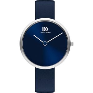 Danish Design Centro Horloge - Danish Design dames horloge - Blauw - diameter 36 mm - roestvrij staal