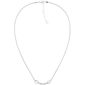 Tommy Hilfiger TJ2780735 Dames Ketting - Sieraad - Choker - Zilverkleurig - 2 mm breed