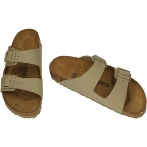 Birkenstock -Dames - kaki/camouflage - slippers & muiltjes - maat 43