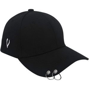 Unisex Sun-Shade Sport Snapback Hiphop Gebogen Baseball Cap voor Buiten - Hardlopen Fietsen Camping Wandelen - Zwart .