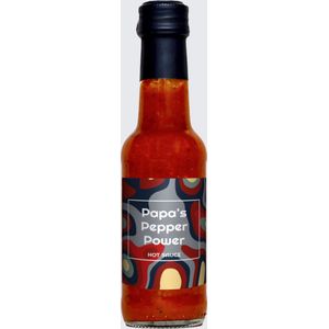 Saus met Etiket: Papa's Pepper Power - Origineel Vaderdag Cadeau - makeyour.com - Premium Saus - makeyour.com