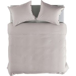 Premium Percale Katoen Extra Breed Dekbedovertrek Uni Licht Roze | 260x200/220 | Fijner Geweven En Heerlijk Zacht | Hoogwaardige Kwaliteit