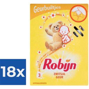Robijn Geurbuiltjes - Zwitsal - 3 stuks - Voordeelverpakking 18 stuks