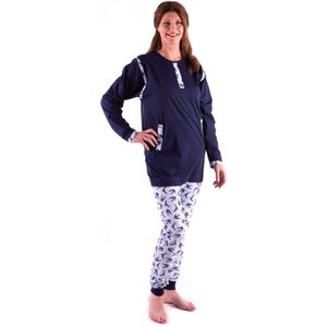 Dessin hansop | Dames | Ritssluiting | Lange pijpen | Marine | XL