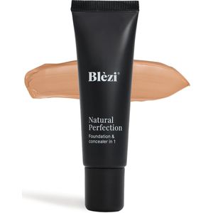 Blèzi® Natural Perfection 15 Medium - Hypoallergene foundation & concealer in één - Herstelt, hydrateert en egaliseert de huid