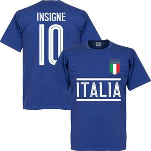 Italië Insigne Team T-Shirt - Blauw - 4XL