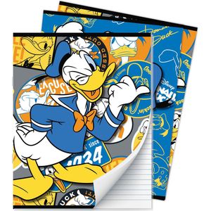 Donald Duck A5 schrift lijn 3-pack - 2024-2025