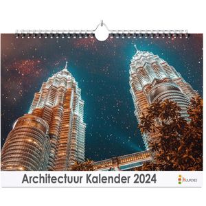 Huurdies - Architectuur Kalender - Jaarkalender 2024 - 35x24 - 300gms