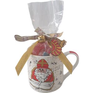Sinterklaas Mok Porselein - Schoencadeau - Kinderen - cadeau - pakjesavond - warme chocolademelk