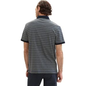 Tom Tailor - Polo - Maat S - - 35611 navy mult -