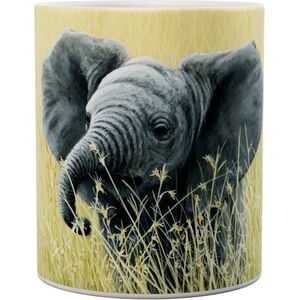 Olifanten Elephant In The Grass - Mok 440 ml