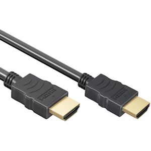 HDMI 1.4 kabel - 10.2 Gbps - 4K@30 Hz - Male to Male - 10 Meter - Zwart - Allteq