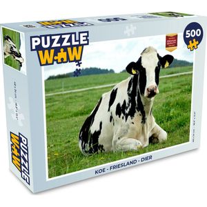 Puzzel Koe - Friesland - Dier - Legpuzzel - Puzzel 500 stukjes