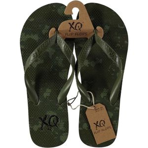 Xq Footwear Teenslipper Army Heren Eva Legergroen Maat 44