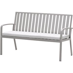 Bruno parkbank - aluminium - taupe - valley sand
