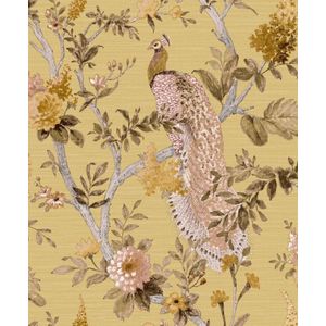 Klassiek - Bloemen Behang - Vliesbehang - Wandbekleding - Vintage - 0,53 x 10,05 M.