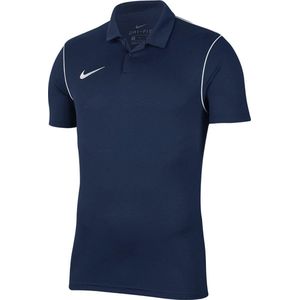 Nike - Park 20 Polo Junior - Donkerblauw Poloshirt Voetbal-152 - 158