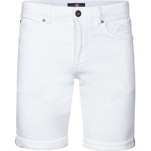 Petrol Industries - Heren Jackson Gekleurde Denim Short Coconut - Wit - Maat XXL