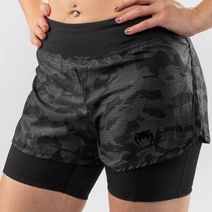 Venum Defender 2.0 Hybrid Compression Shorts Dames Zwart Camo maat XS