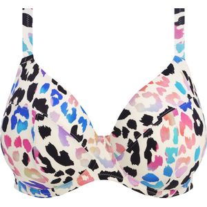 Elomi PARTY BAY UW PLUNGE BIKINI TOP Dames Bikinitopje - Multi - Maat 90F (EU)