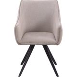 Taupe eetkamerstoel - stoelen -