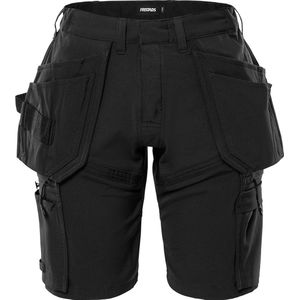 Fristads Werkshorts stretch dames 2601 GLWS - Zwart - 50
