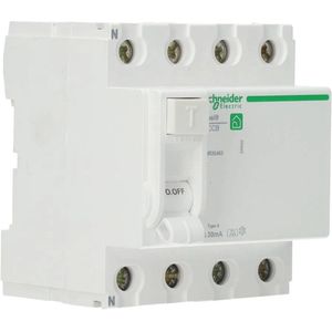 Schneider Electric aardlekschakelaar 4-polig 63A 30mA type A (R9R35463)