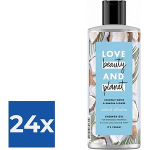 Love Beauty & Planet Douchegel - Radical Refresher 500 ml. - Voordeelverpakking 24 stuks