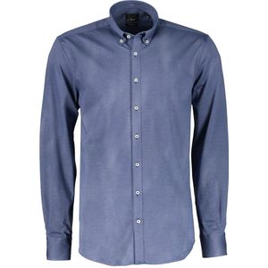 Jac Hensen Overhemd - Modern Fit - Blauw - 3XL Grote Maten