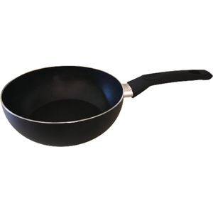 Brabantia New Essentials Non-stick Wokpan 20 cm - Anti-aanbak - Zwart