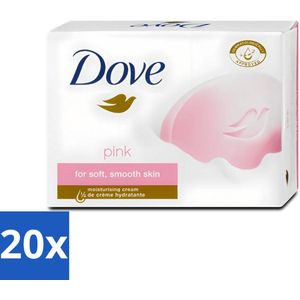 Dove - Zeep - Pink - Hydraterend - 90 g - Bulkverpakking - 20 stuks
