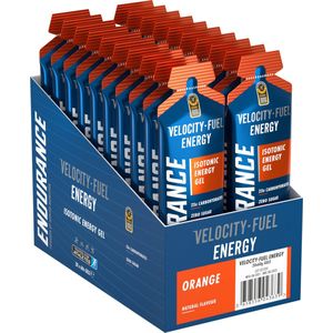 Applied Nutrition Velocity Fuel Energy - Energiegel - Energygel - Isotone Gels - Orange - 20 gels (20 x 60 ml)