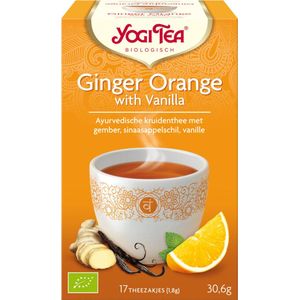 YogiTea Biologische Ginger Orange with Vanilla