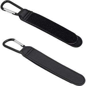 Buggy Clips Carrier Kinderwagen Haken Tas Houder Gemaakt van Leer - 2 Stuks