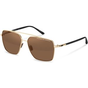 Porsche Design - P'8974 D406 - Zonnebril - Goud/Zwart - Gepolariseerd