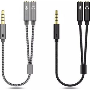 IPhone Aux Kabel - 3.5mm Lightning Audio Jack - iPhone Auto Kabel -1 meter - Zwart/Apple Lightning naar Jack (3.5mm) kabel - 1 meter