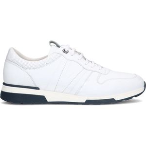 Van Lier - Heren - Witte leren sneakers - Maat 40