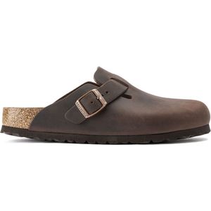 Birkenstock Boston Heren Clogs Brown Leather